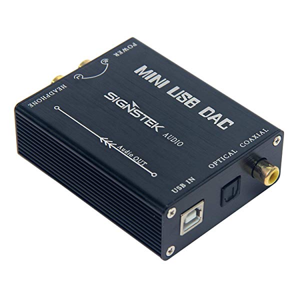 Audio USB-DAC ヘッドフォンアンプ/ コンパクトでUSBケーブル付き