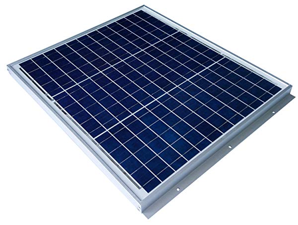 [ GWSOLAR 30W 薄型2.5cm ]太陽光パネル、1２ｖシステム 蓄電/キャンピングカー充電に最適、表面取付穴6個、ソーラーパネルの表...